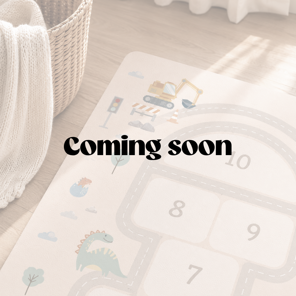 Dinosaur Construction Hopscotch Play Mat + Bean Bags