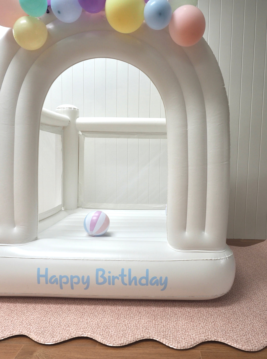 Happy Birthday Vinyl Decal Sticker - Baby Blue