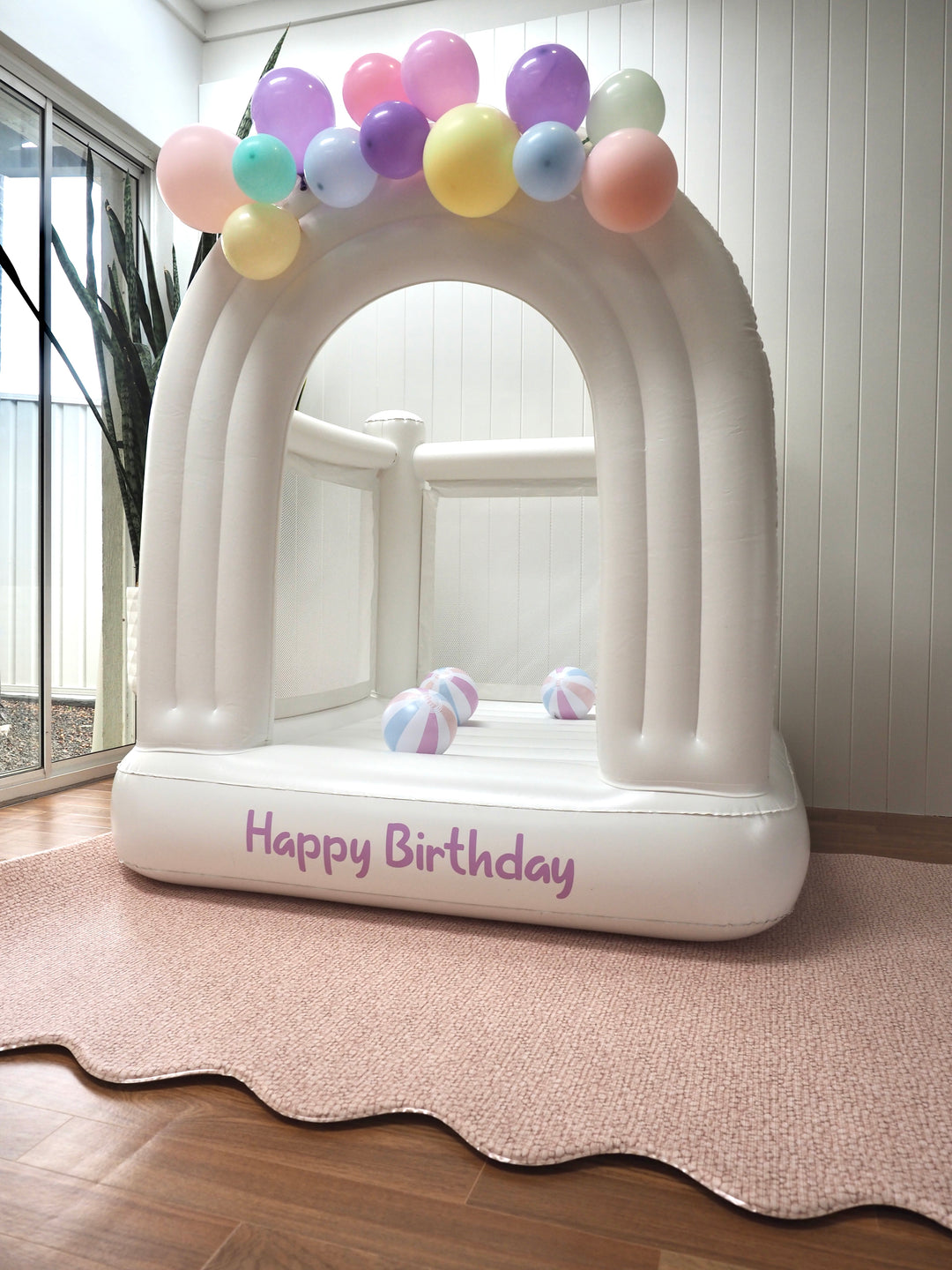 Happy Birthday Vinyl Decal Sticker - Lilac