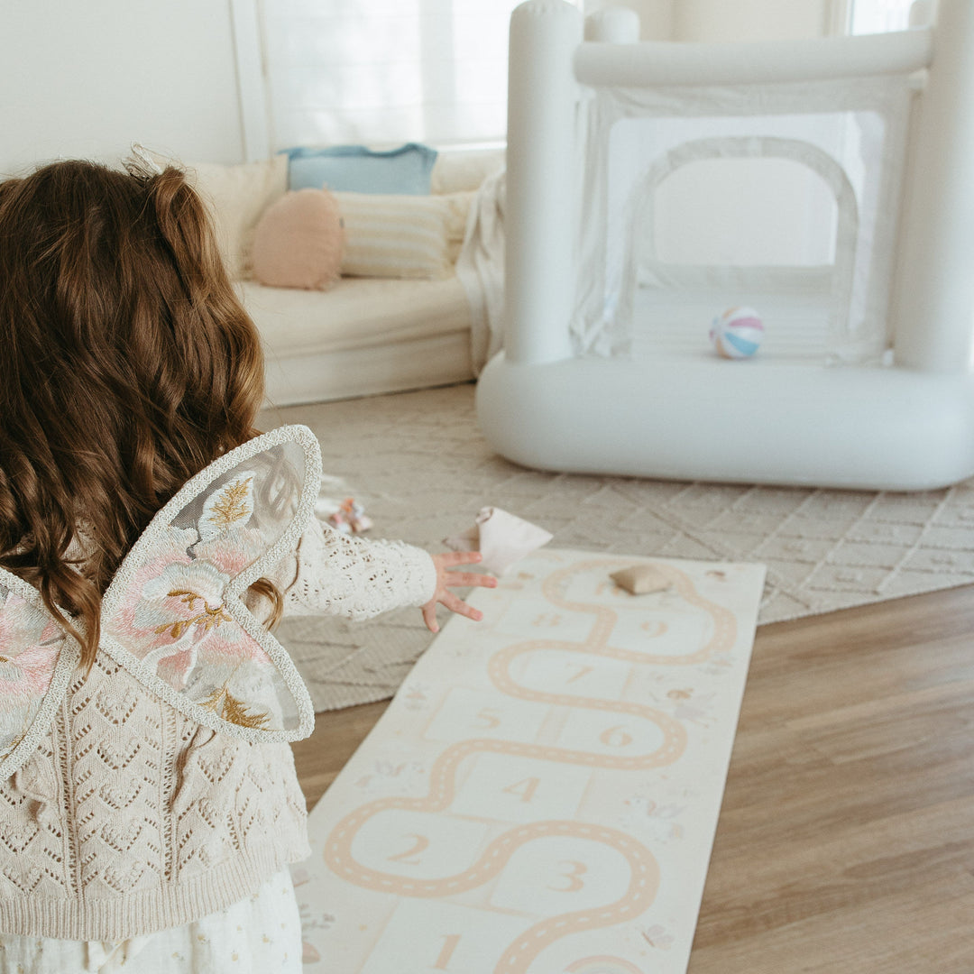 Fairy Garden Hopscotch Play Mat + Bean Bags
