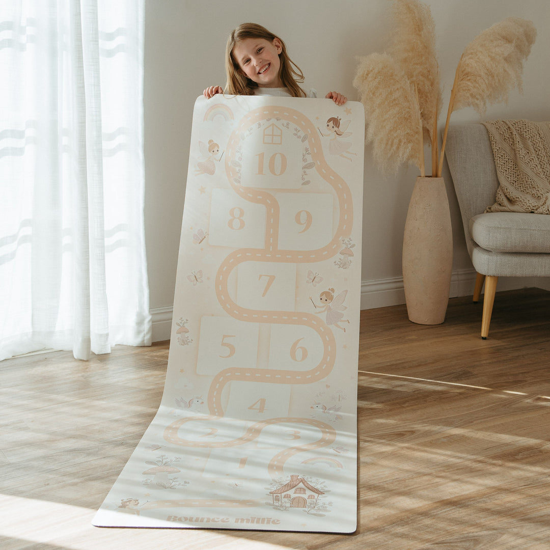 Fairy Garden Hopscotch Play Mat + Bean Bags