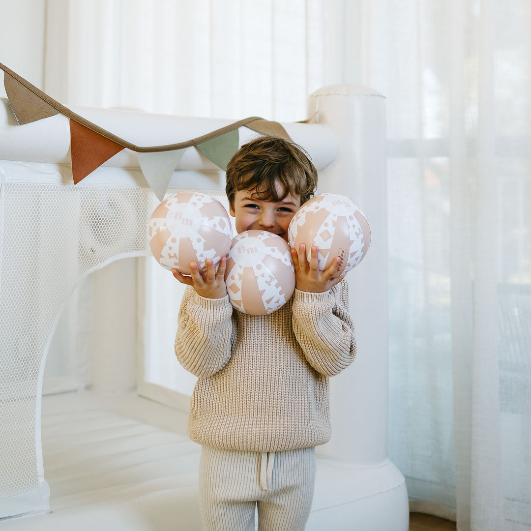 Beige Mini Inflatable Balls