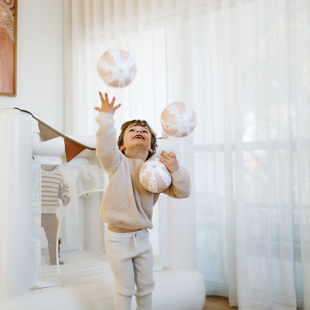 Beige Mini Inflatable Balls